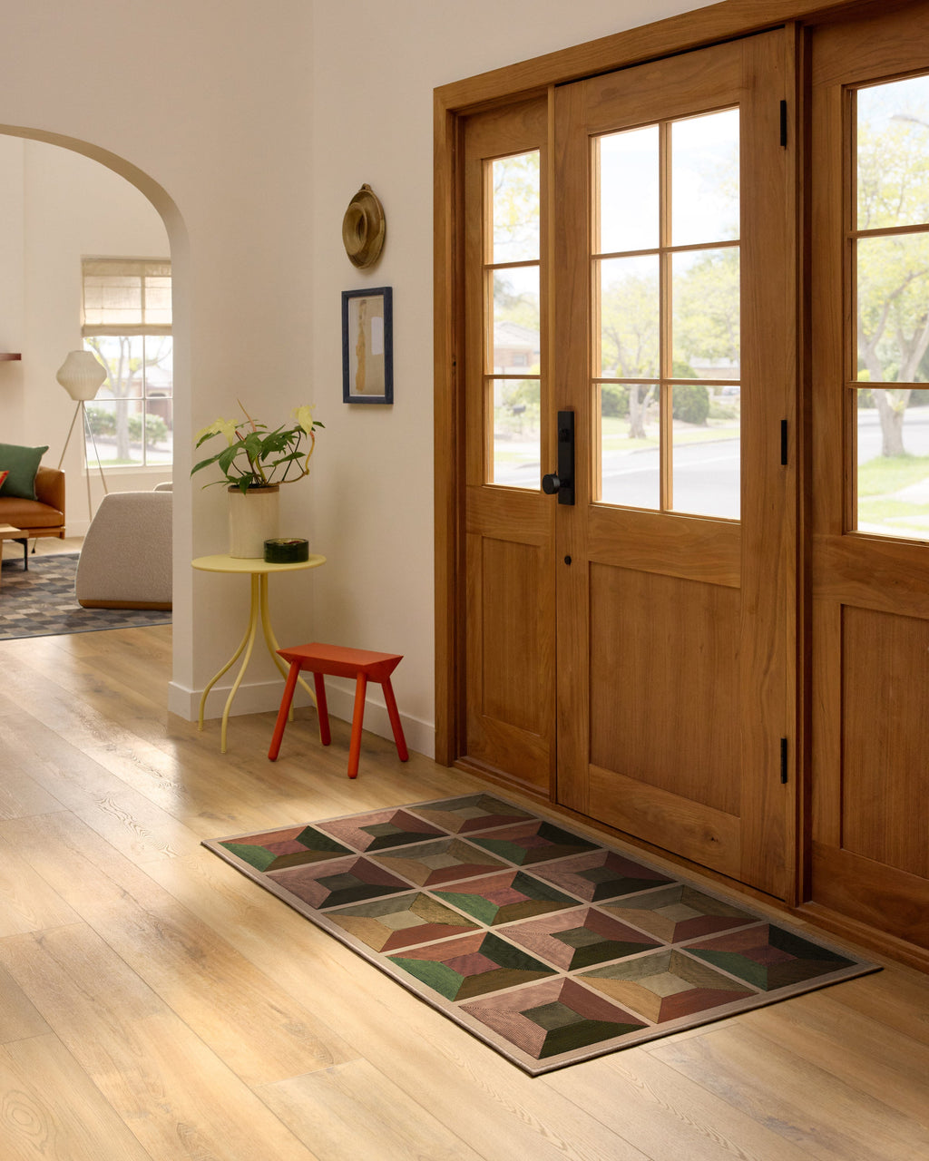 Hedra Soft Auburn Flatwoven Rug