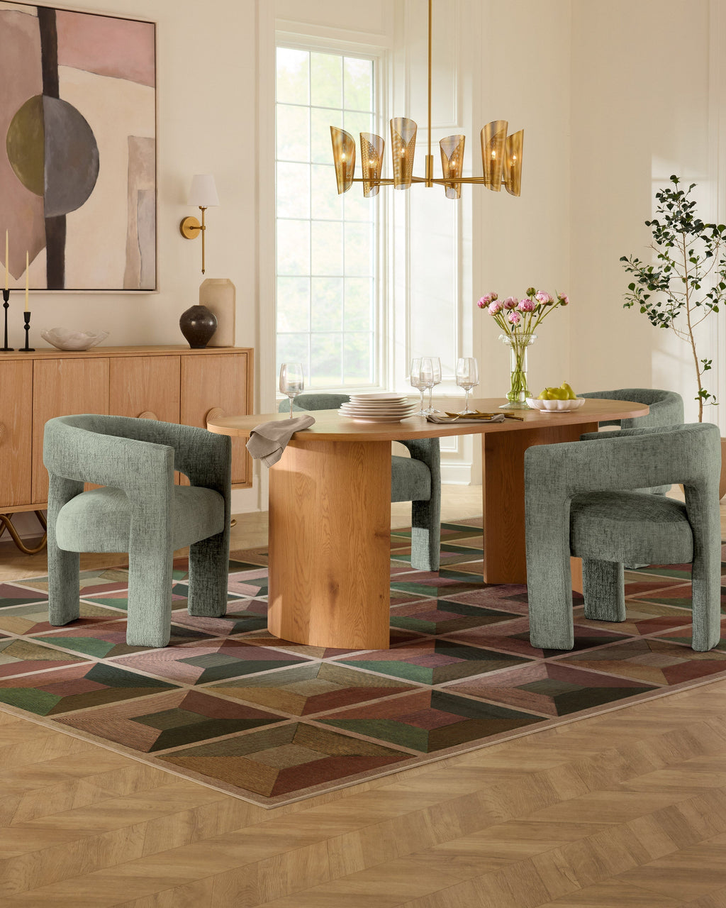 Hedra Soft Auburn Flatwoven Rug