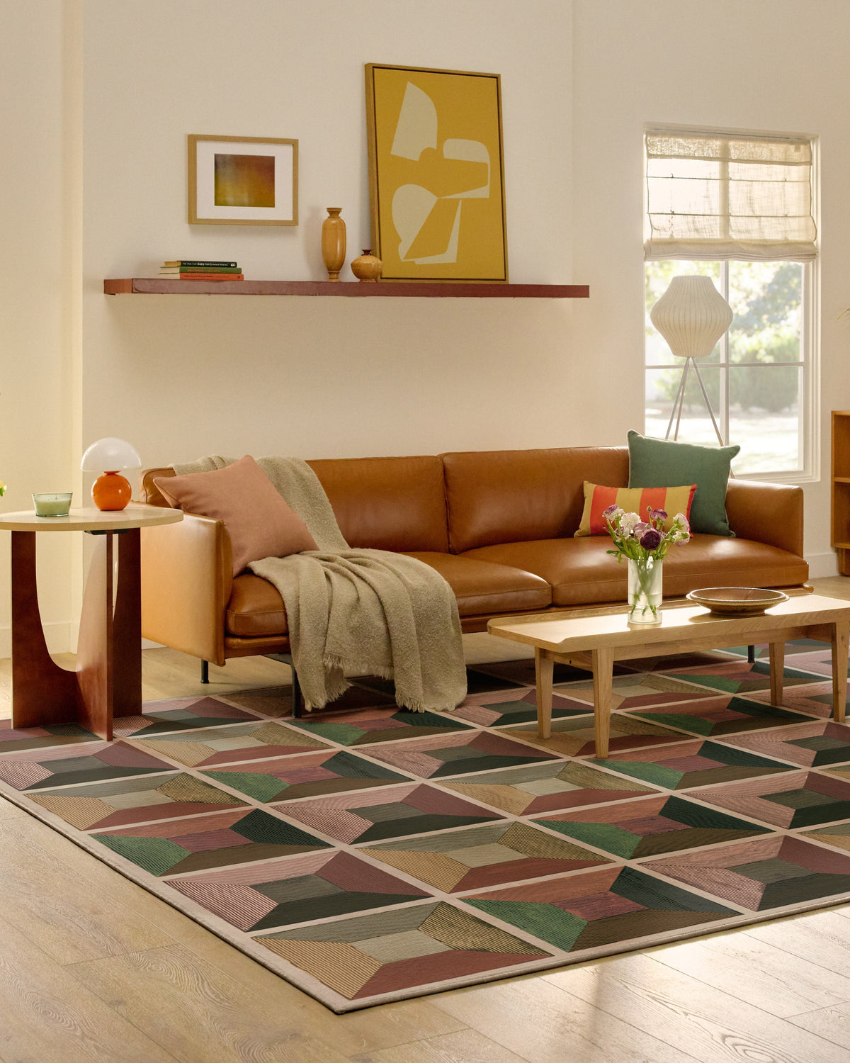 Hedra Soft Auburn Flatwoven Rug