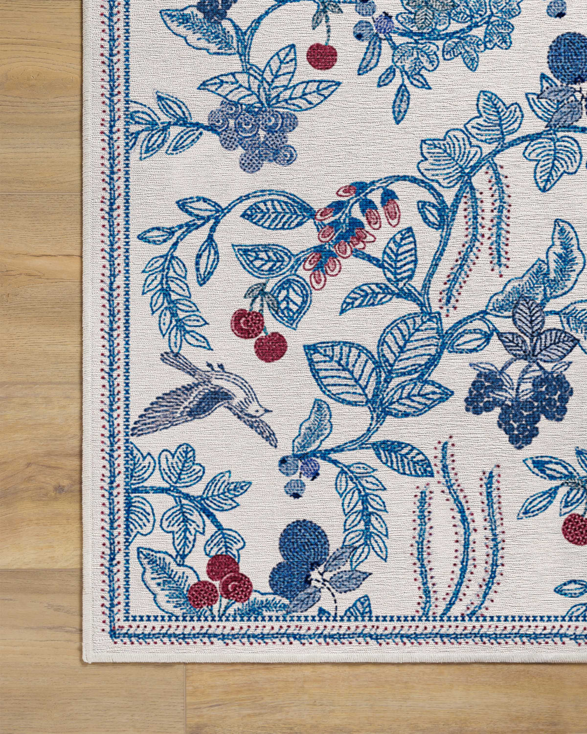 Heidi Blue & Cherry Rug