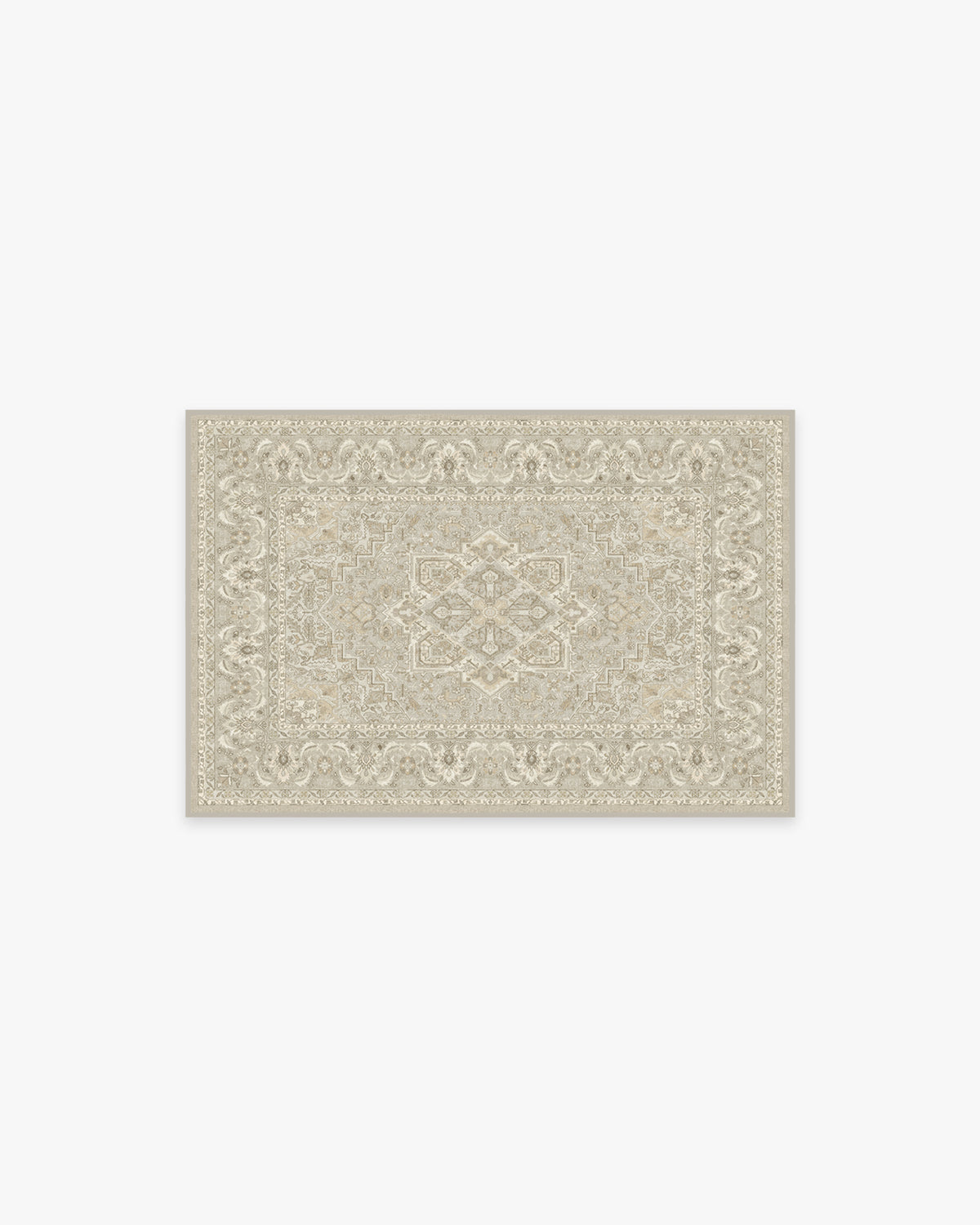 Hendesi Heriz Cream Rug