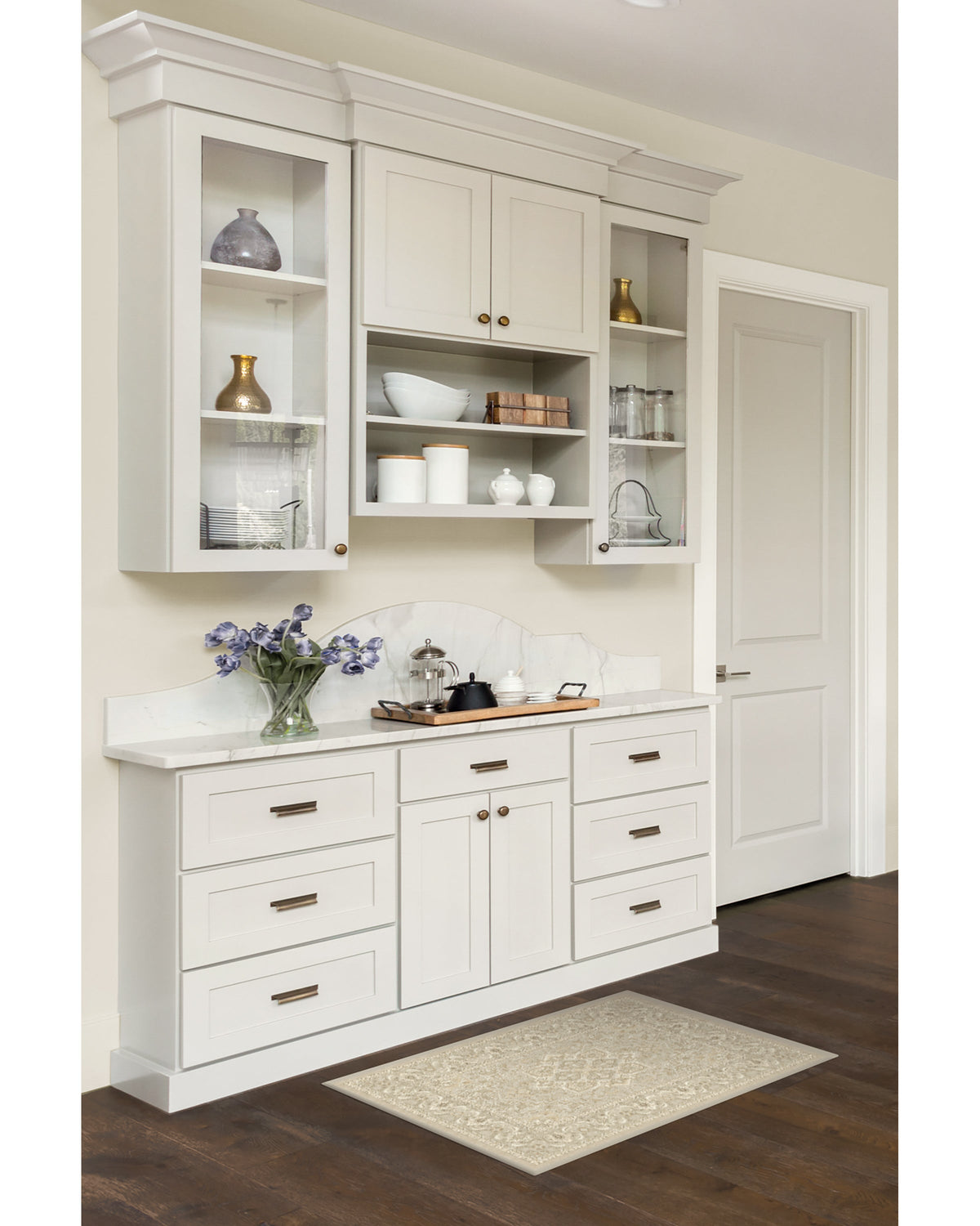 Hendesi Heriz Cream Rug