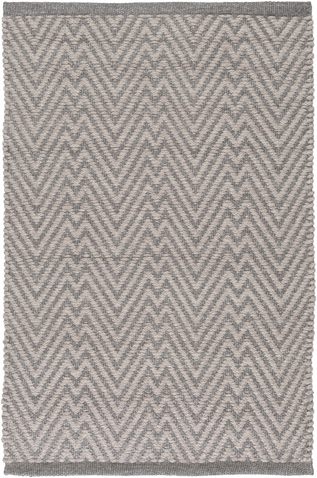 Herlong Charcoal Herringbone Outdoor Rug - Clearance