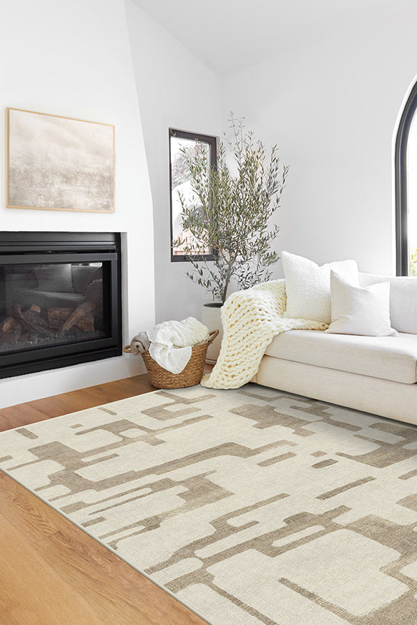 Holme Ivory & Natural Flatwoven Rug