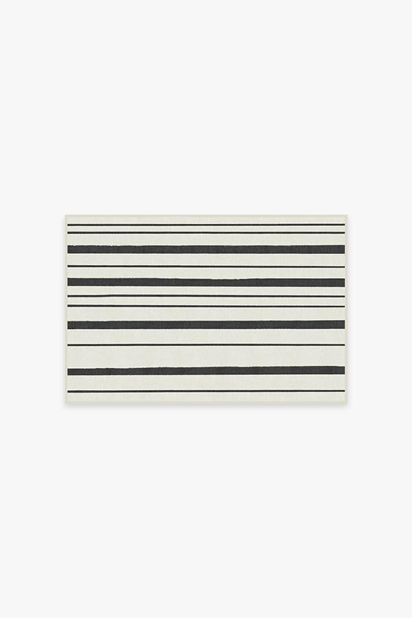 Hudson Stripe Black Rug