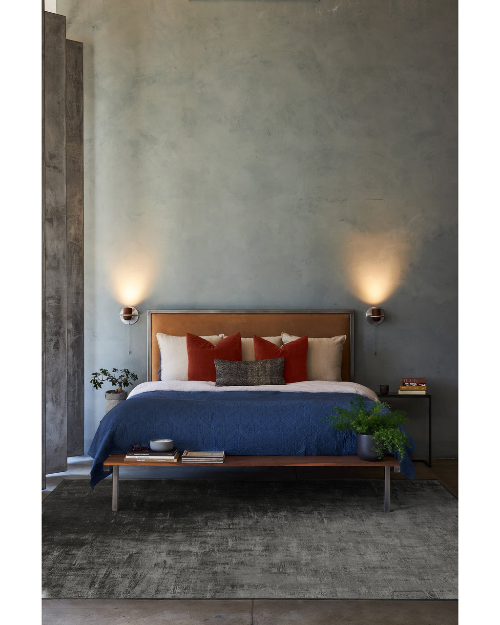 Impasto Greyscale Rug