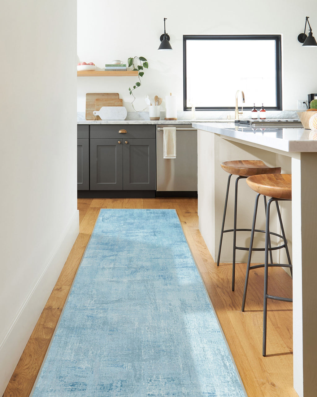 Impasto Slate Blue Rug