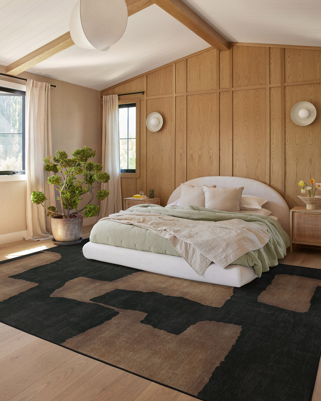 Impresa Charcoal & Taupe Flatwoven Rug