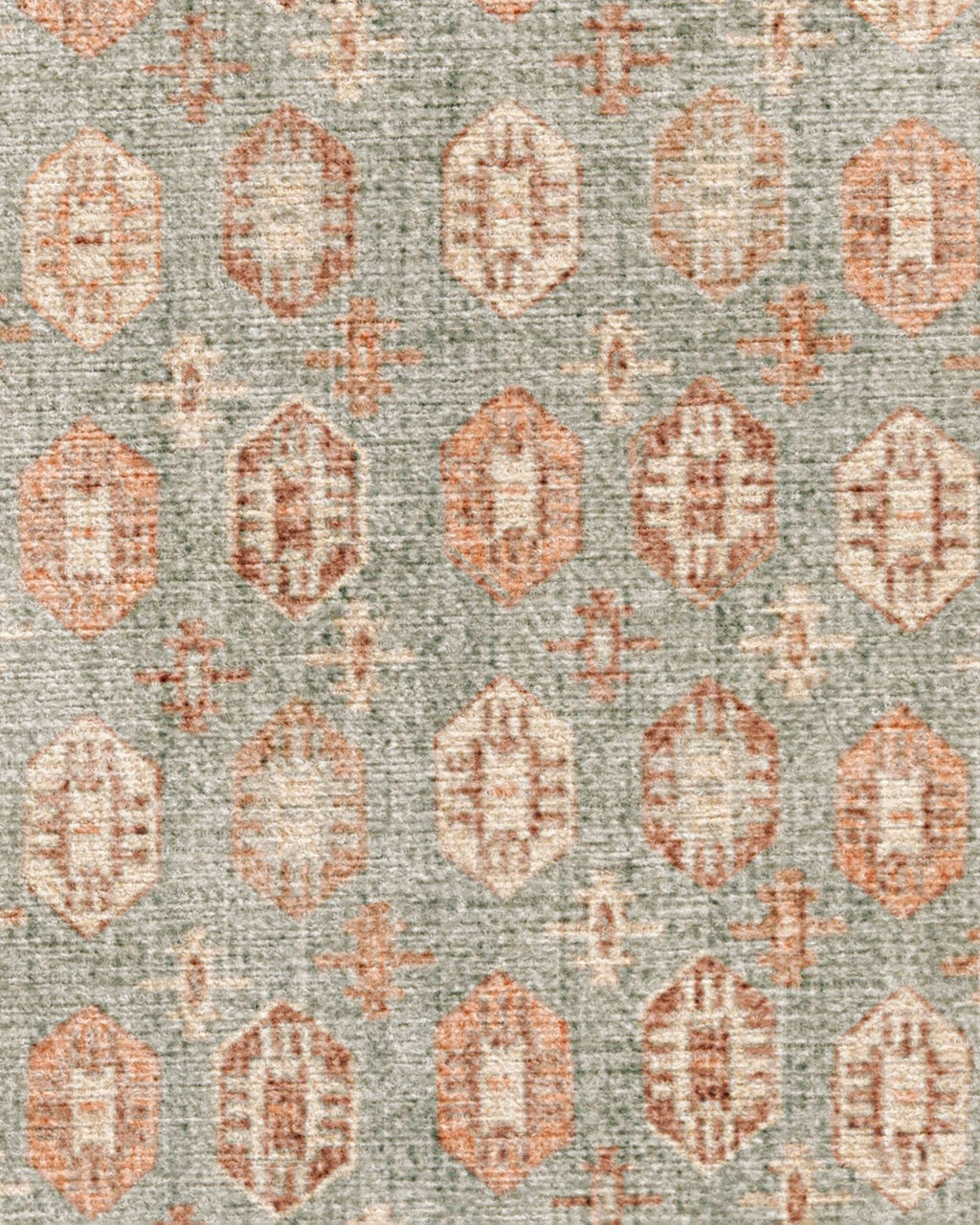 Indira Sage & Terracotta Flatwoven Rug