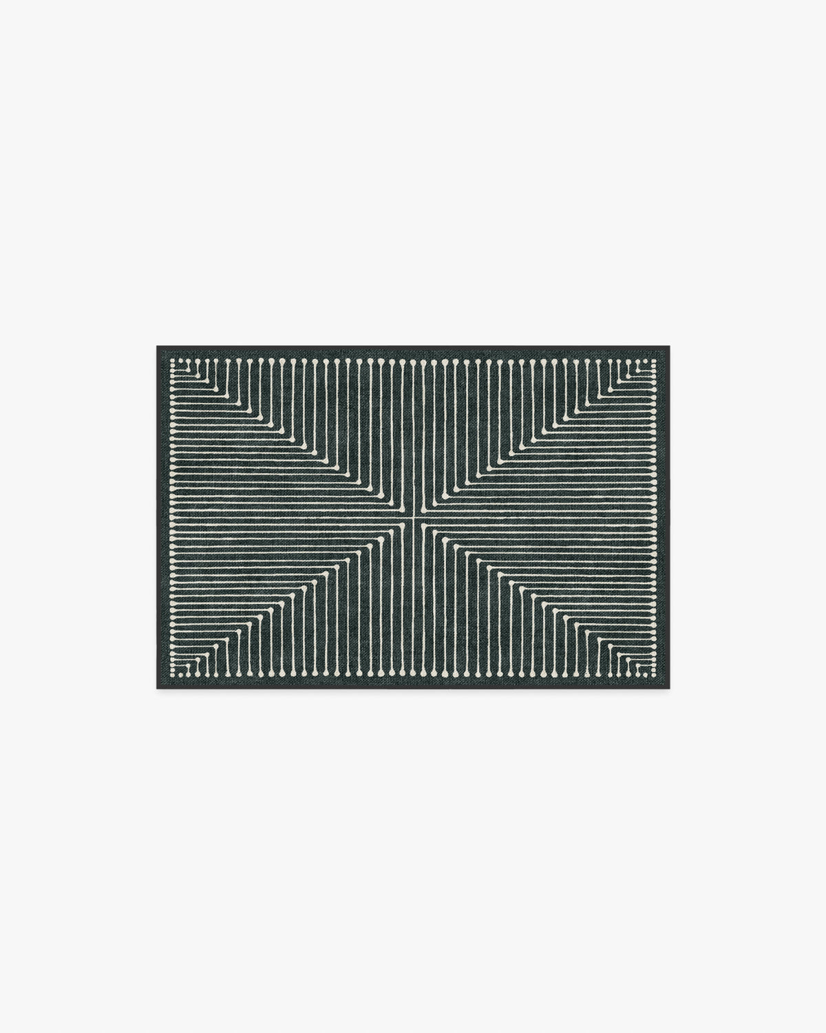 Inkdrop Charcoal Rug by Jonathan Adler