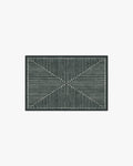 Inkdrop Charcoal Flatwoven Rug by Jonathan Adler