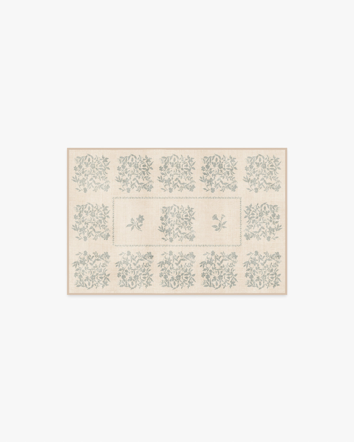 Iona Cream & Sage Green Rug