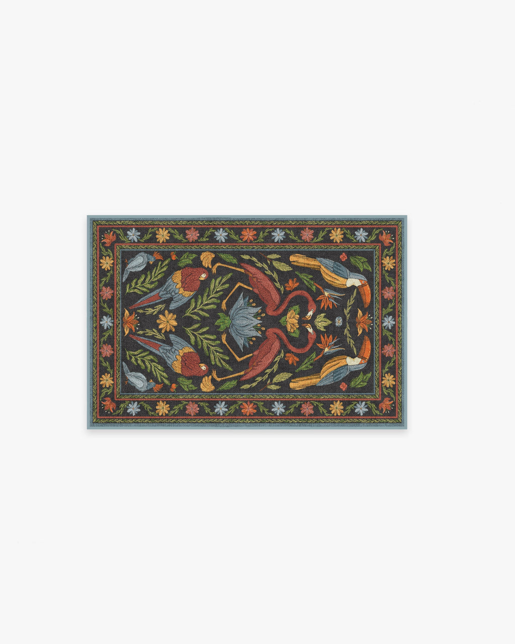 Birds Of A Feather Rug by Iris Apfel