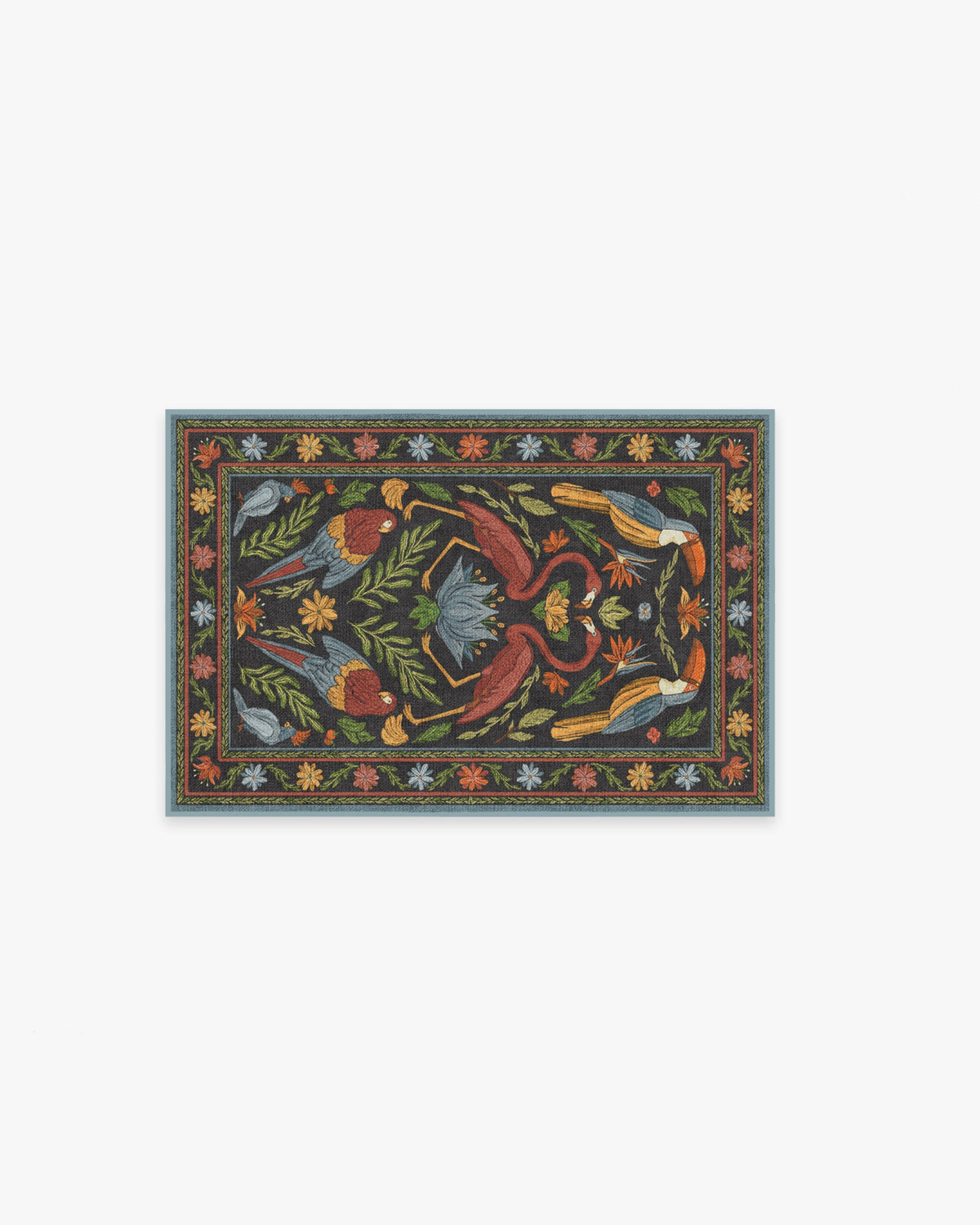 Birds Of A Feather Rug by Iris Apfel