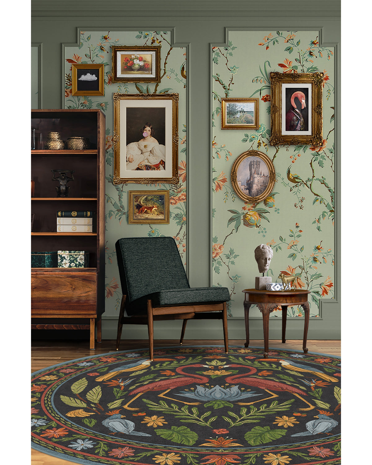 Birds Of A Feather Rug by Iris Apfel