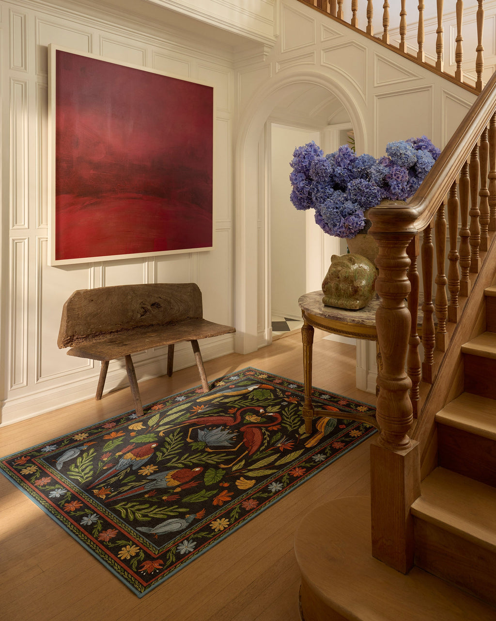 Birds Of A Feather Rug by Iris Apfel