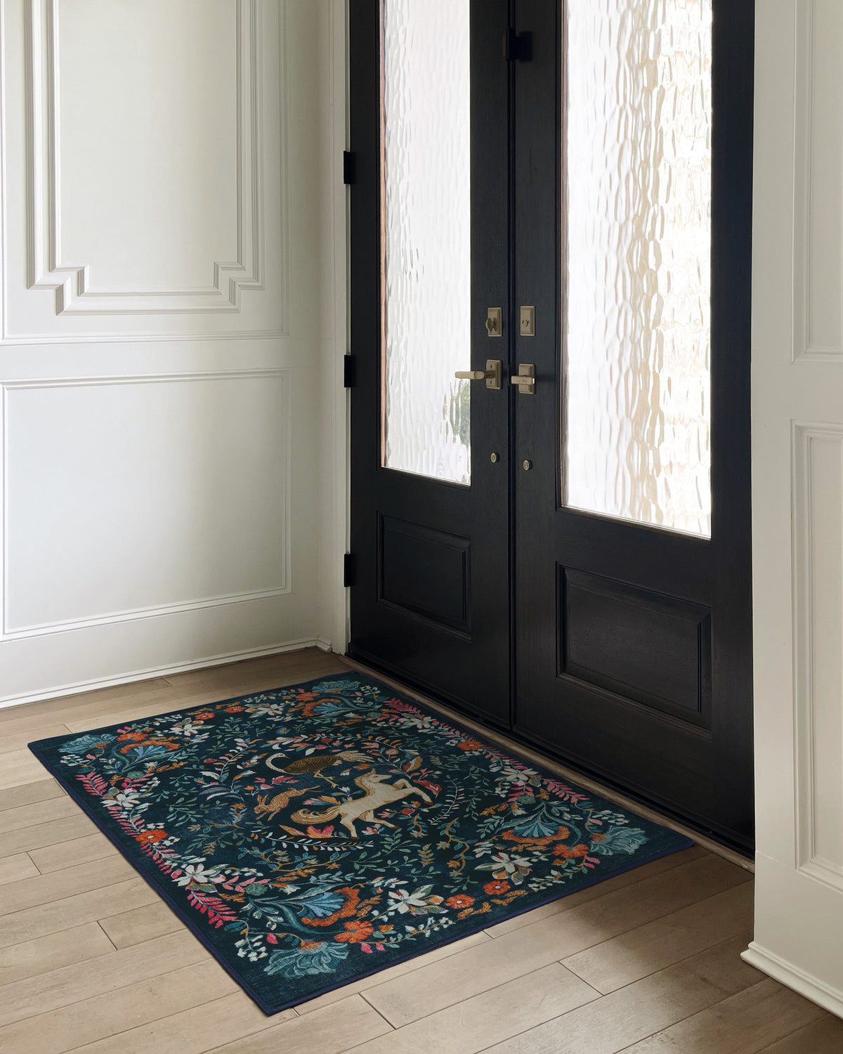 Dreamweaver Blue Multicolor Rug by Iris Apfel