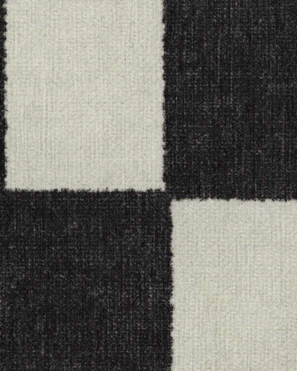 Jaque Checkered Black Flatwoven Rug