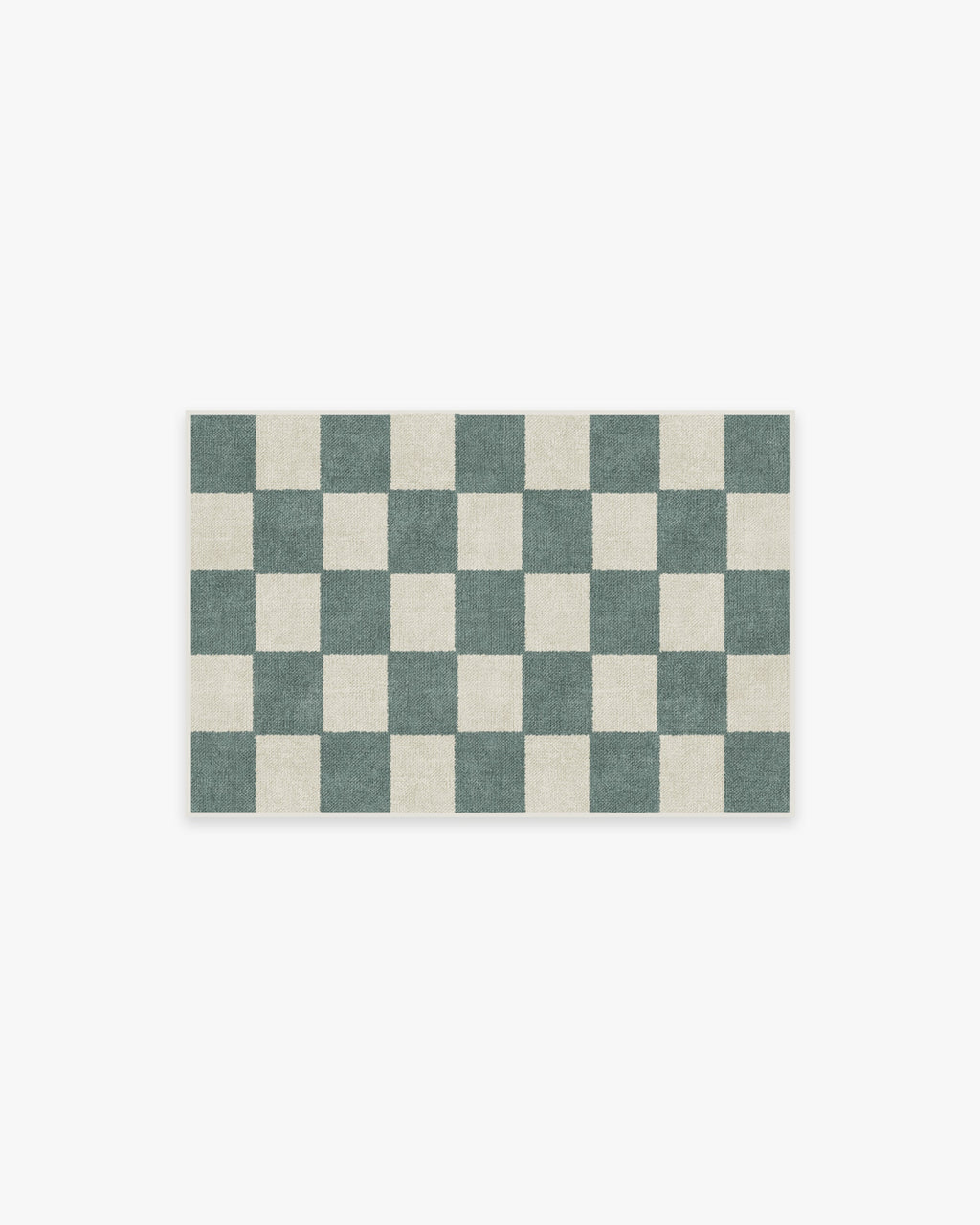 Jaque Checkered Slate Green Rug