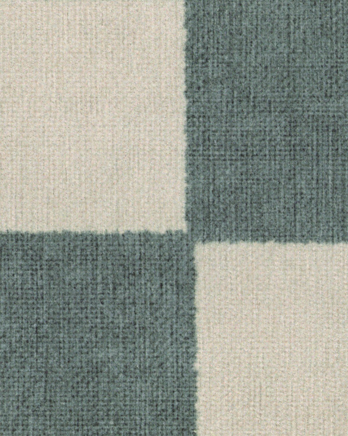 Jaque Checkered Slate Green Flatwoven Rug