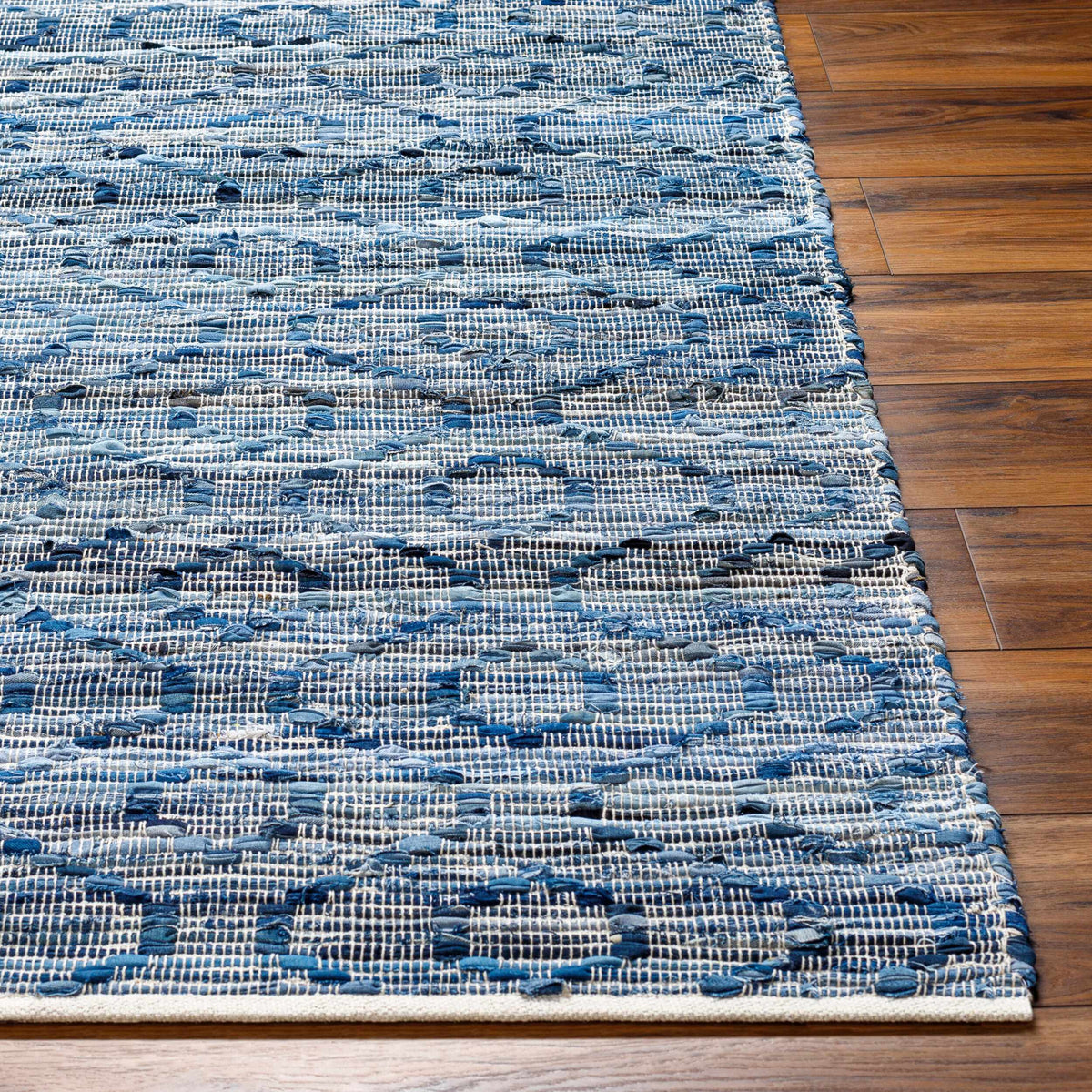 Gurit Blue & Brown Area Rug - Clearance
