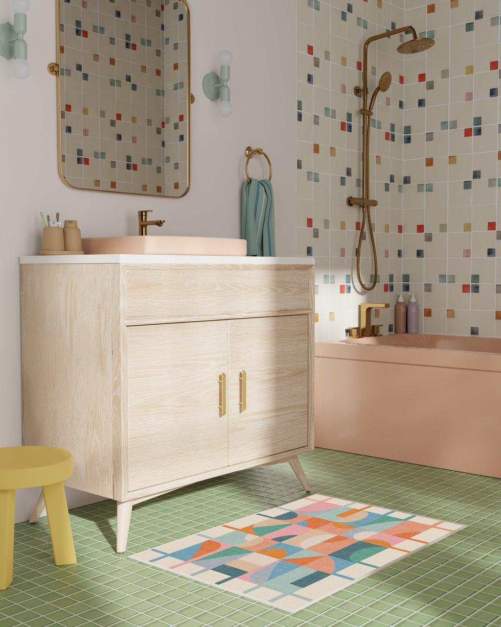 Jennie Multicolour Flatwoven Rug