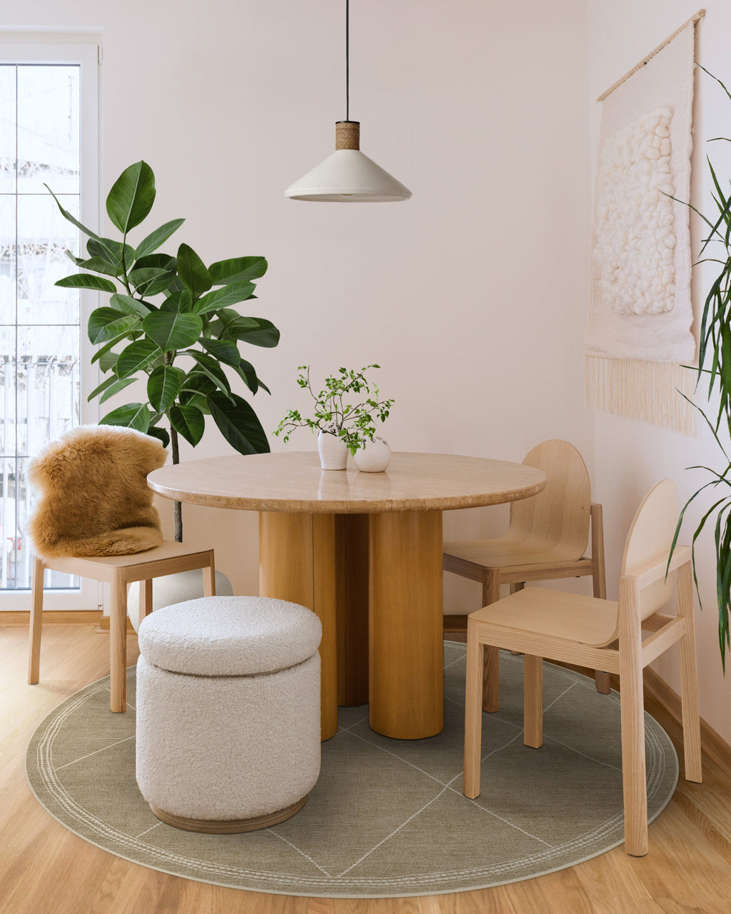 Jesper Stone Flatwoven Rug