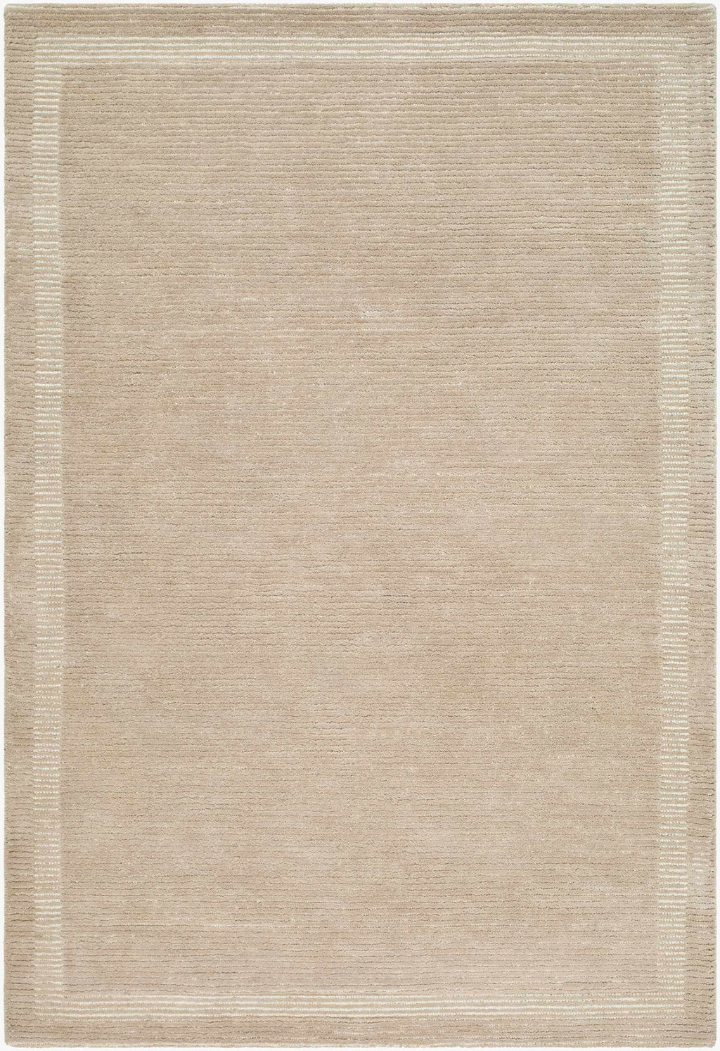 Emerin Sandstone Modern Minimalist Handmade Area Rug