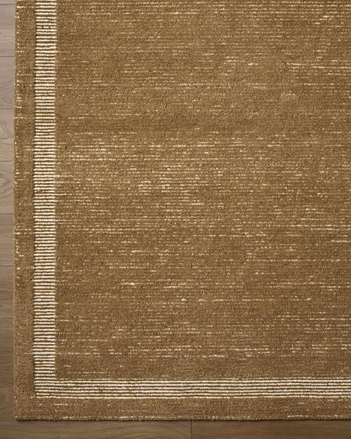 Tufape Brown Modern Minimalist Handmade Area Rug