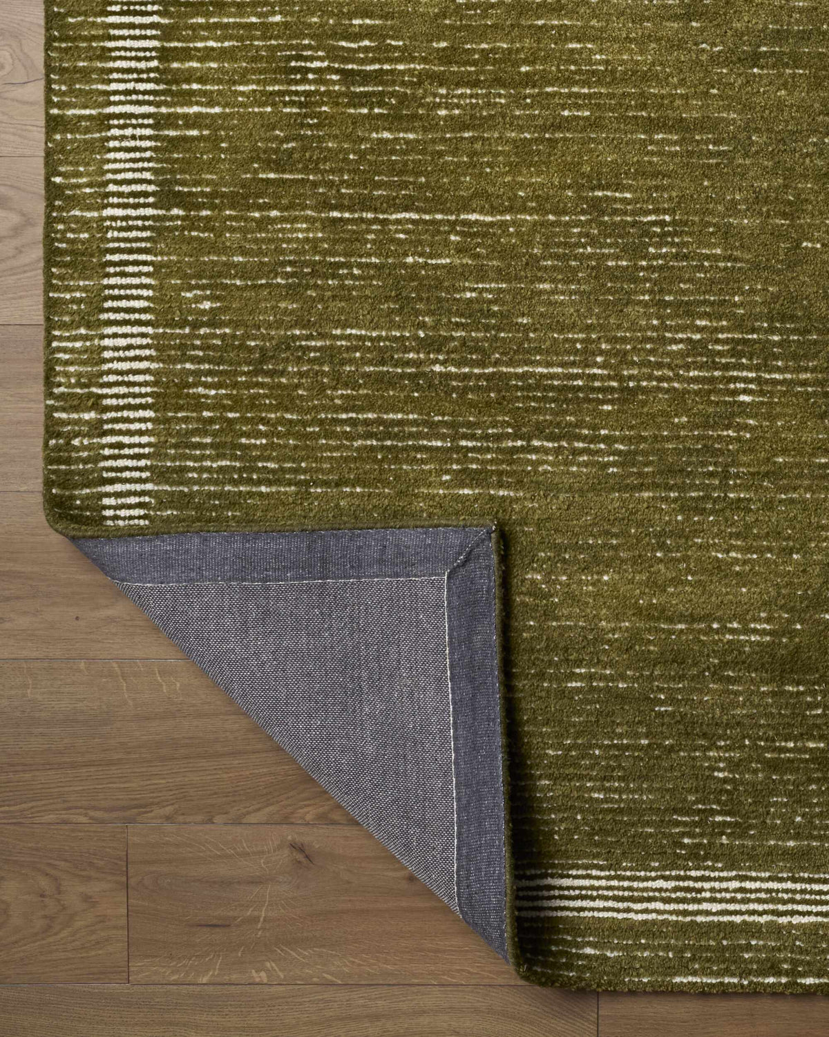 Tufape Green Modern Minimalist Handmade Area Rug