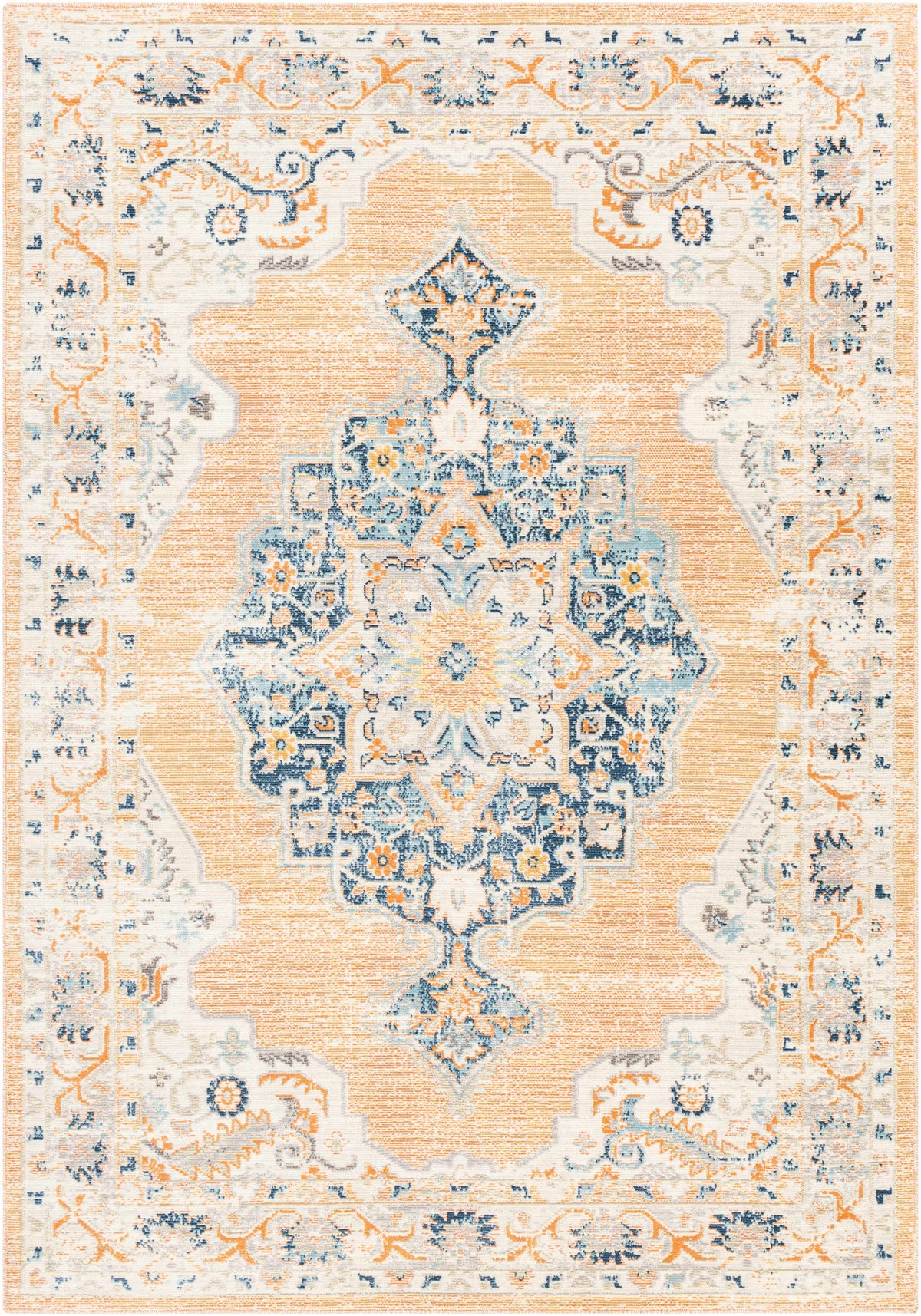 Joji Peach Outdoor Area Rug - Clearance