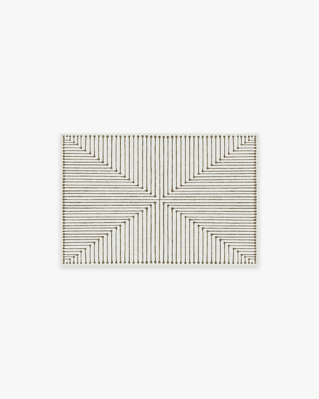 Inkdrop Camel & Ivory Rug by Jonathan Adler