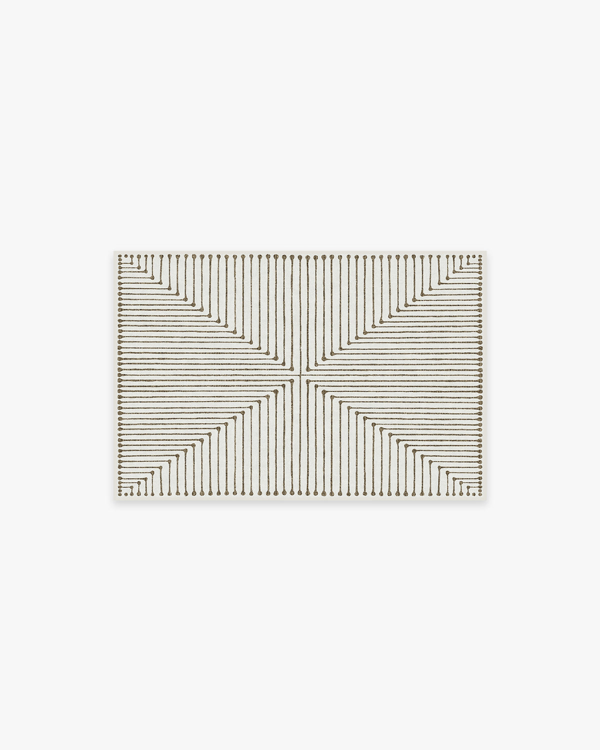 Inkdrop Camel & Ivory Rug by Jonathan Adler