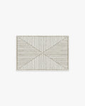 Inkdrop Camel & Ivory Flatwoven Rug by Jonathan Adler