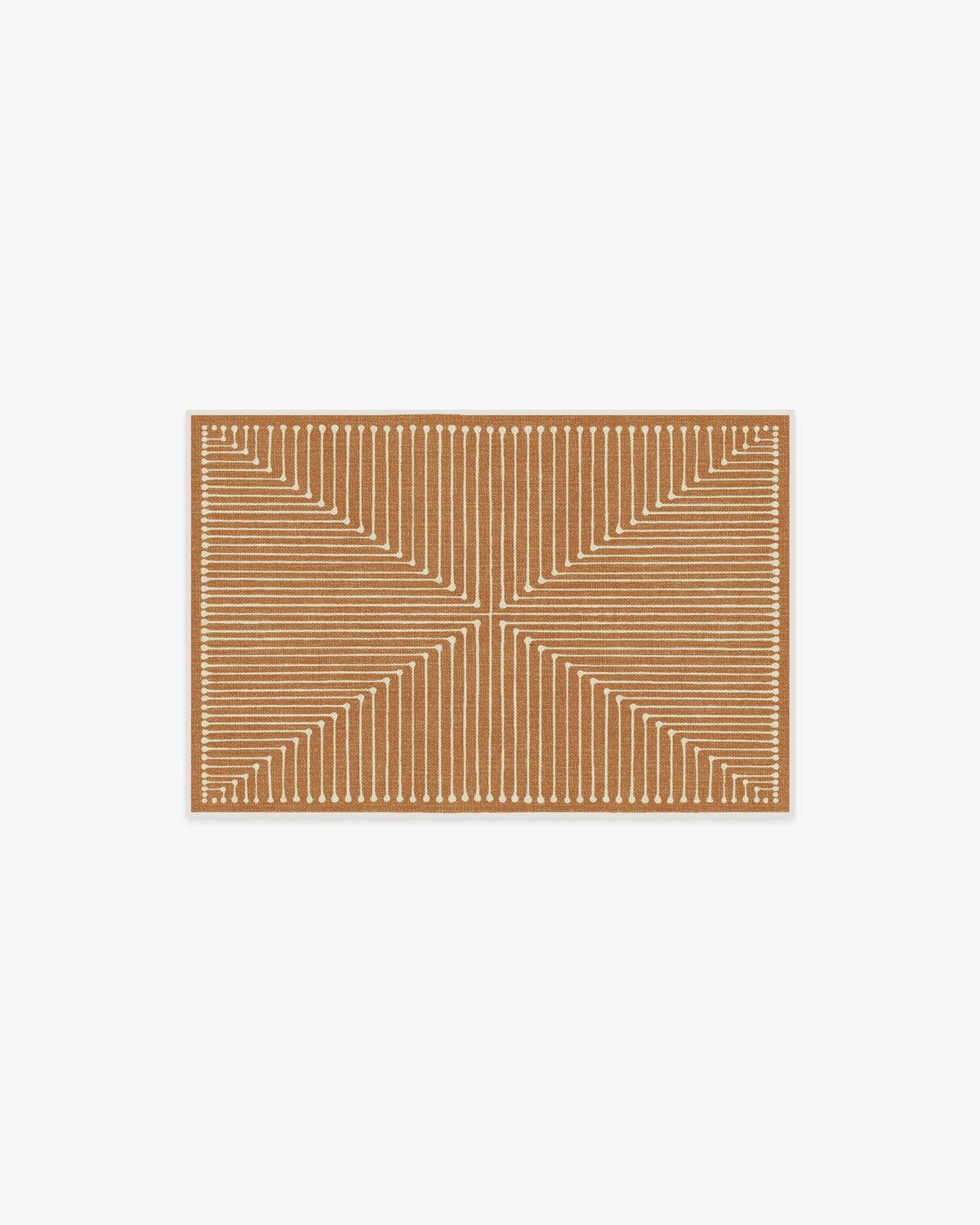 Inkdrop Copper Rug by Jonathan Adler