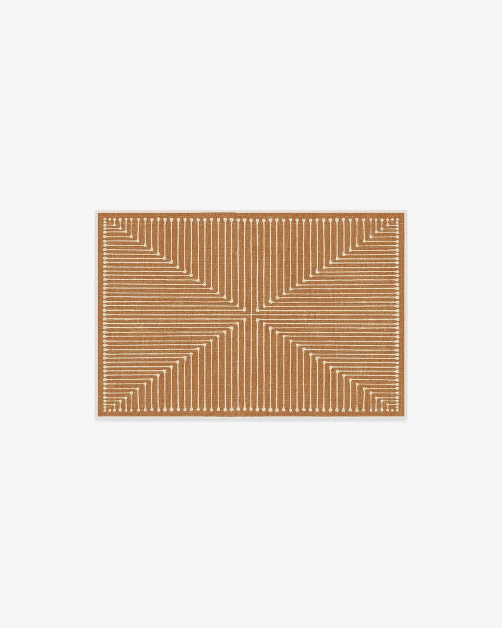 Inkdrop Copper Flatwoven Rug by Jonathan Adler