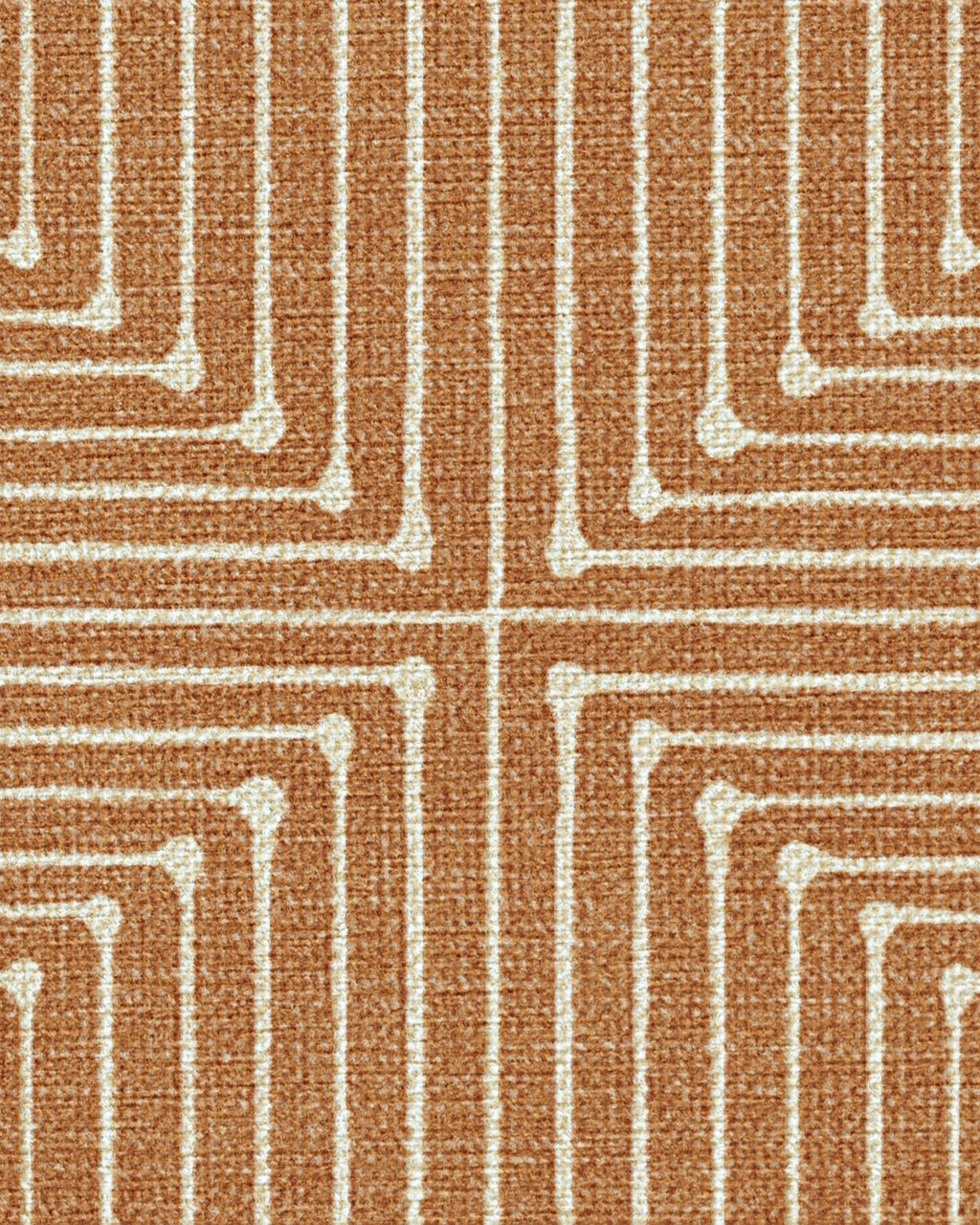 Inkdrop Copper Flatwoven Rug by Jonathan Adler