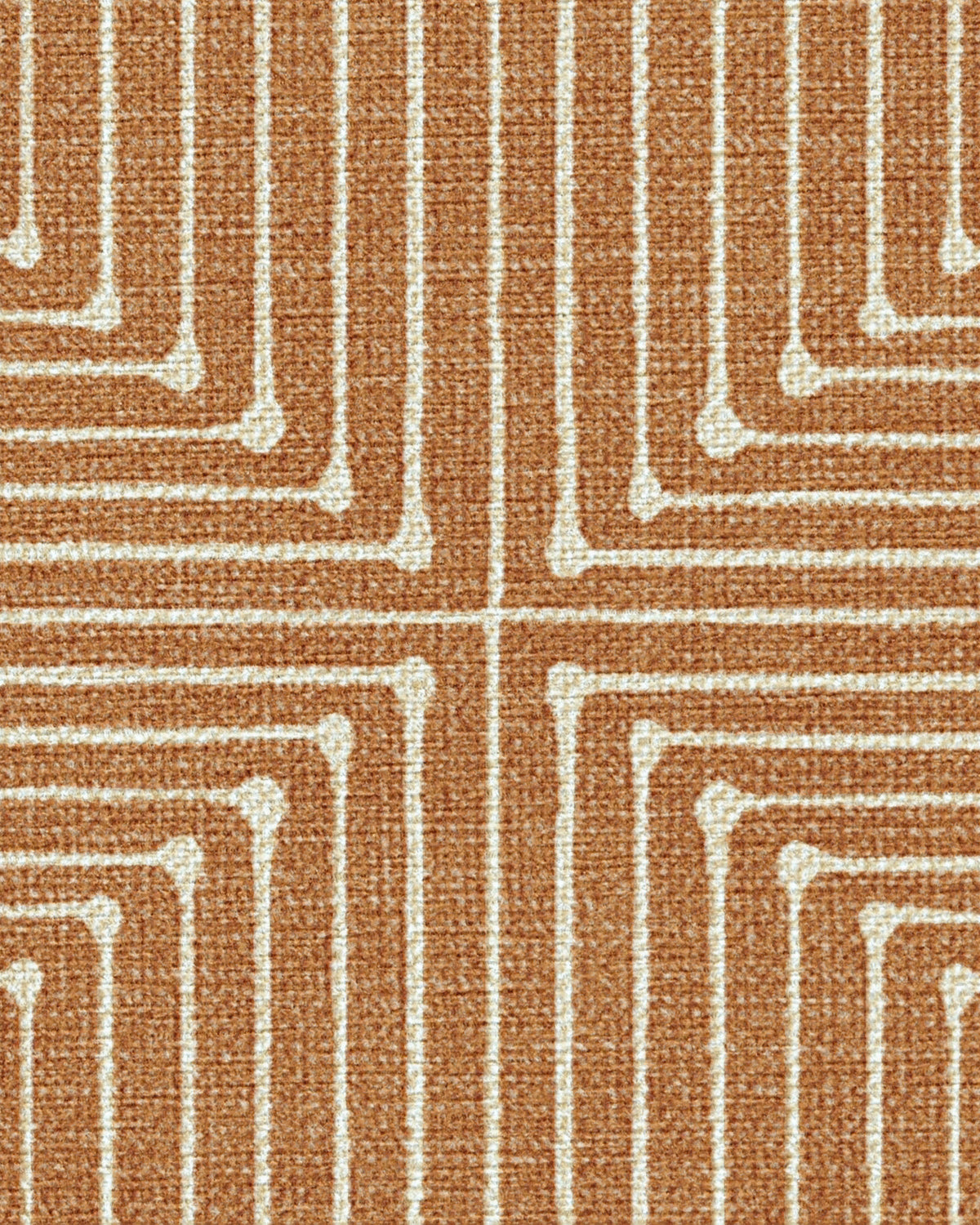 Inkdrop Copper Flatwoven Rug by Jonathan Adler