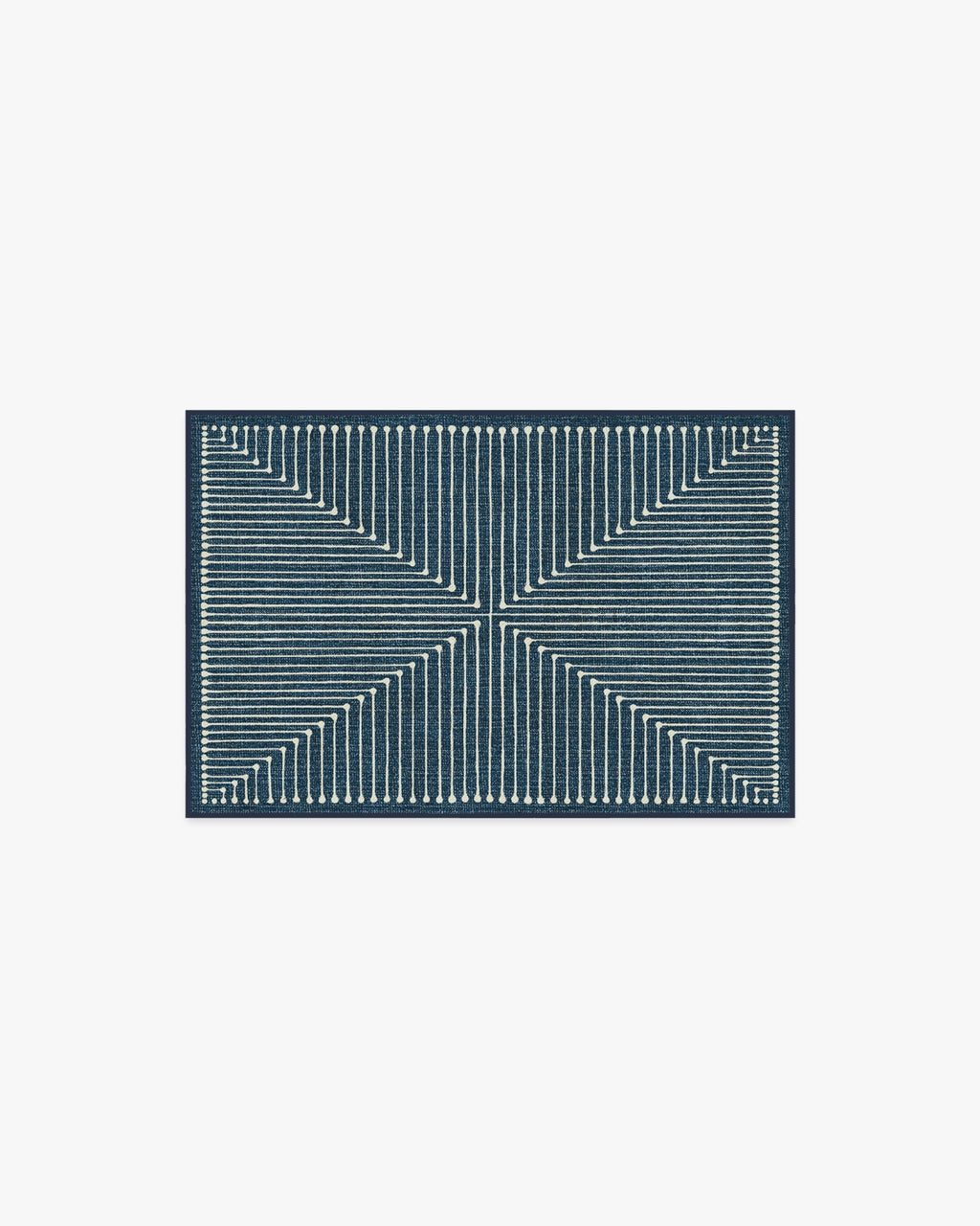 Inkdrop Lapis Blue Rug by Jonathan Adler
