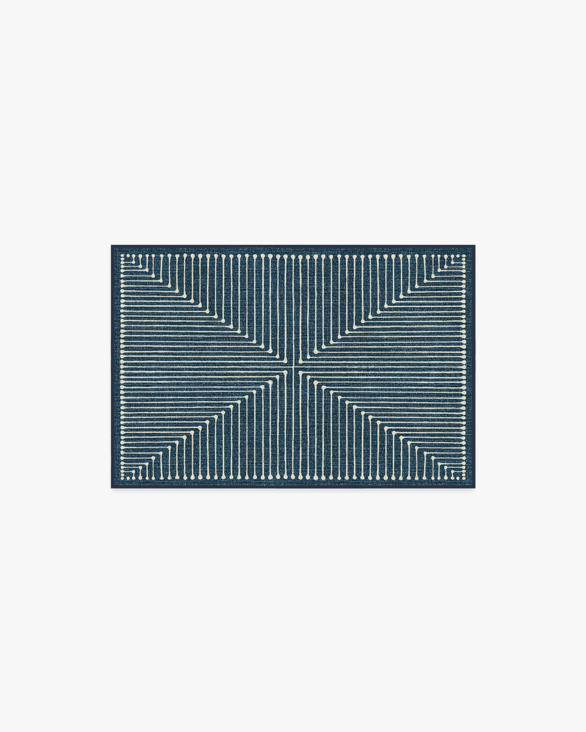Inkdrop Lapis Blue Rug by Jonathan Adler