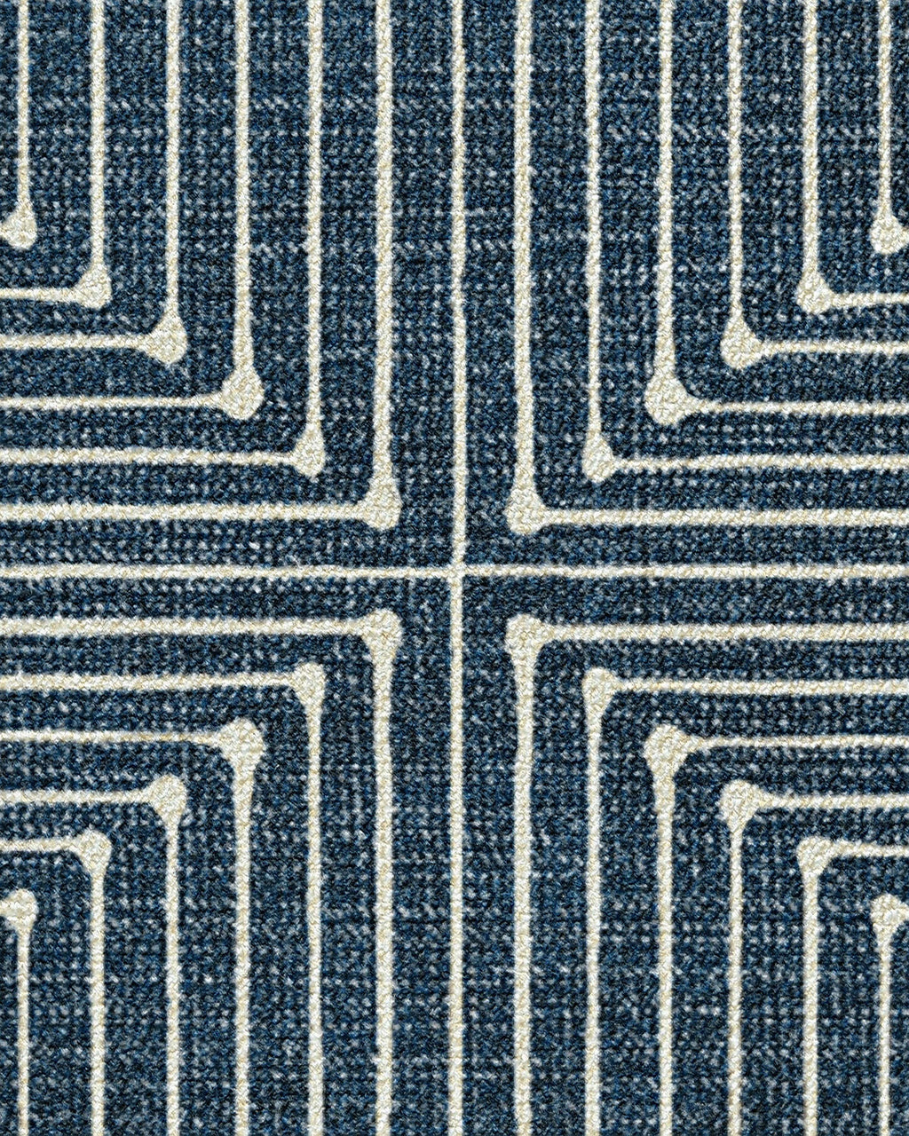 Inkdrop Lapis Blue Rug by Jonathan Adler