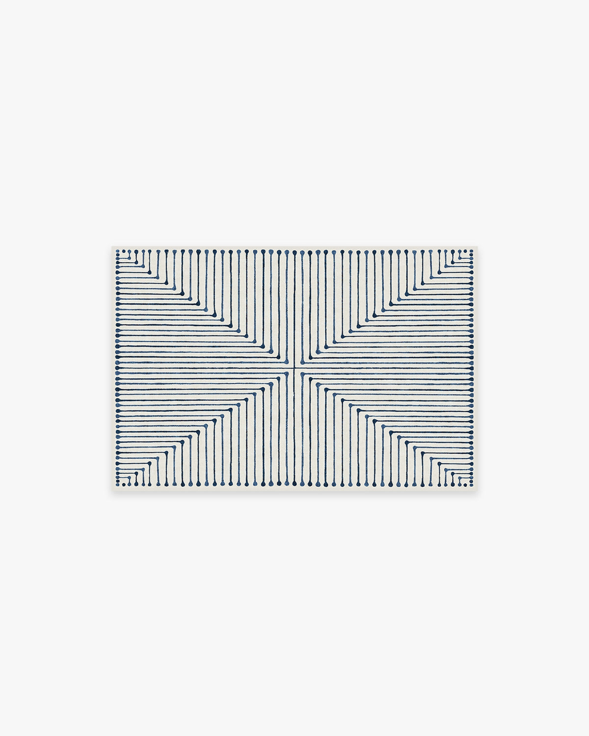 Inkdrop Slate Blue Rug by Jonathan Adler