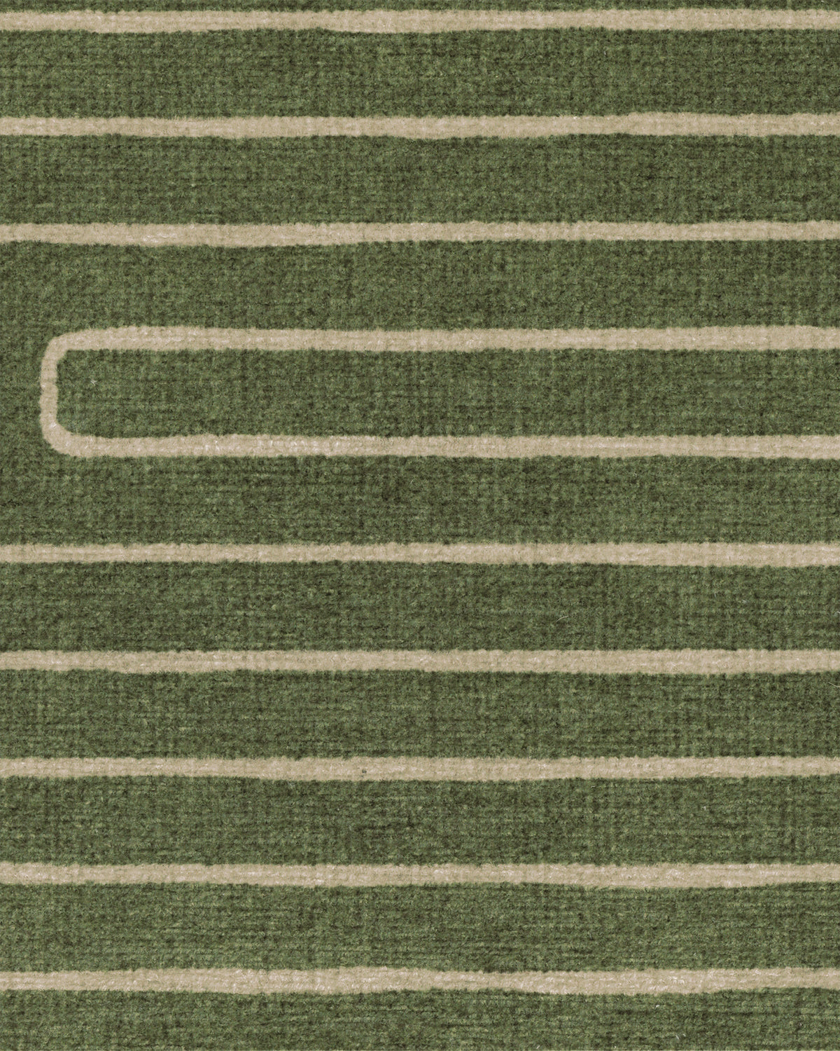 Labyrinth Fern Green Flatwoven Rug by Jonathan Adler