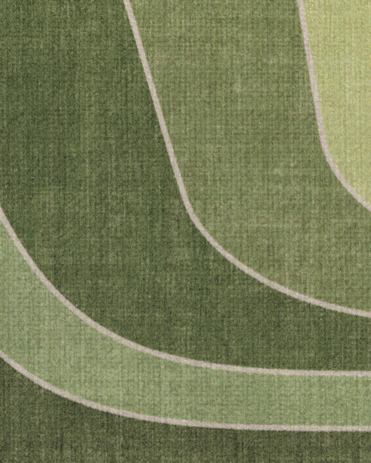 Paradox Green Rug by Jonathan Adler