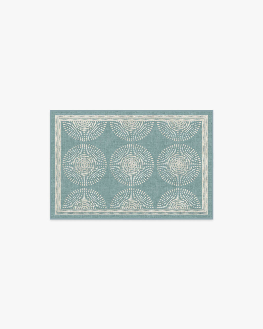 Santorini Blue Flatwoven Rug by Jonathan Adler