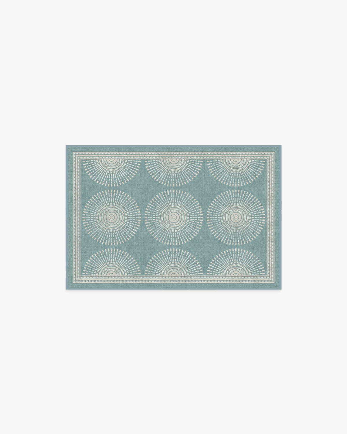 Santorini Blue Flatwoven Rug by Jonathan Adler