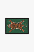 Tiger Emerald Flatwoven Rug by Jonathan Adler