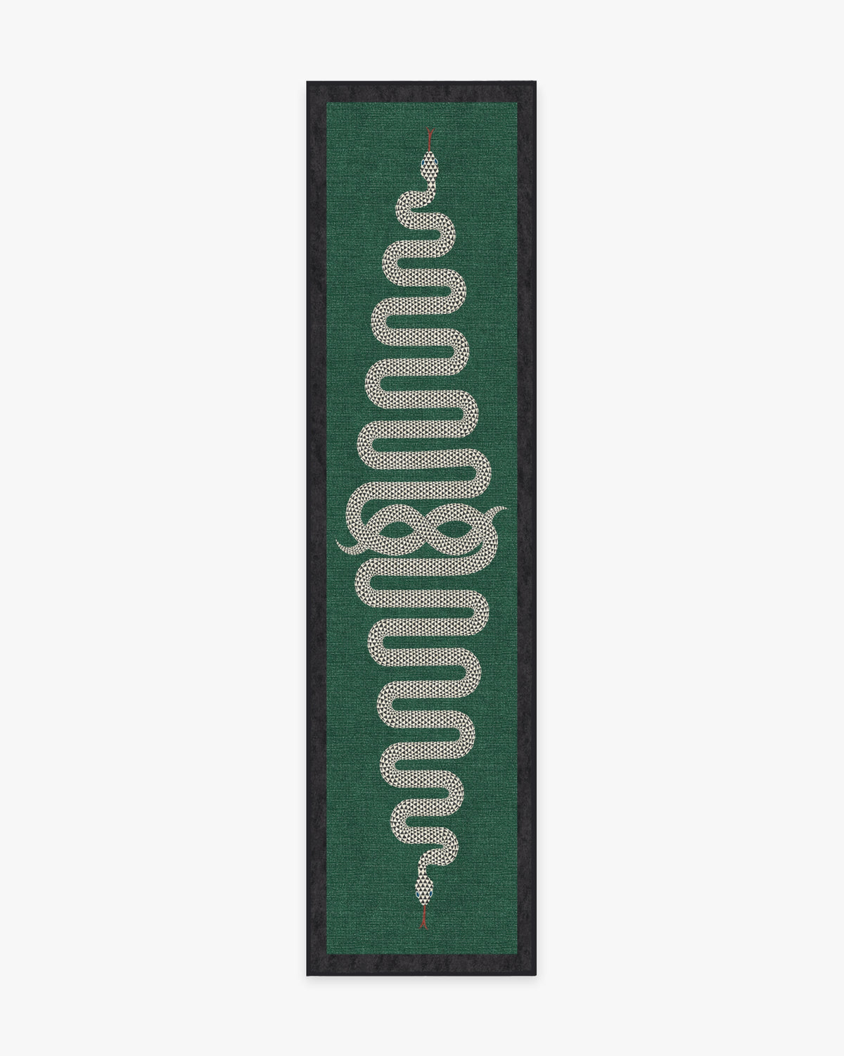 Venom Emerald Flatwoven Rug by Jonathan Adler