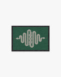 Venom Emerald Flatwoven Rug by Jonathan Adler