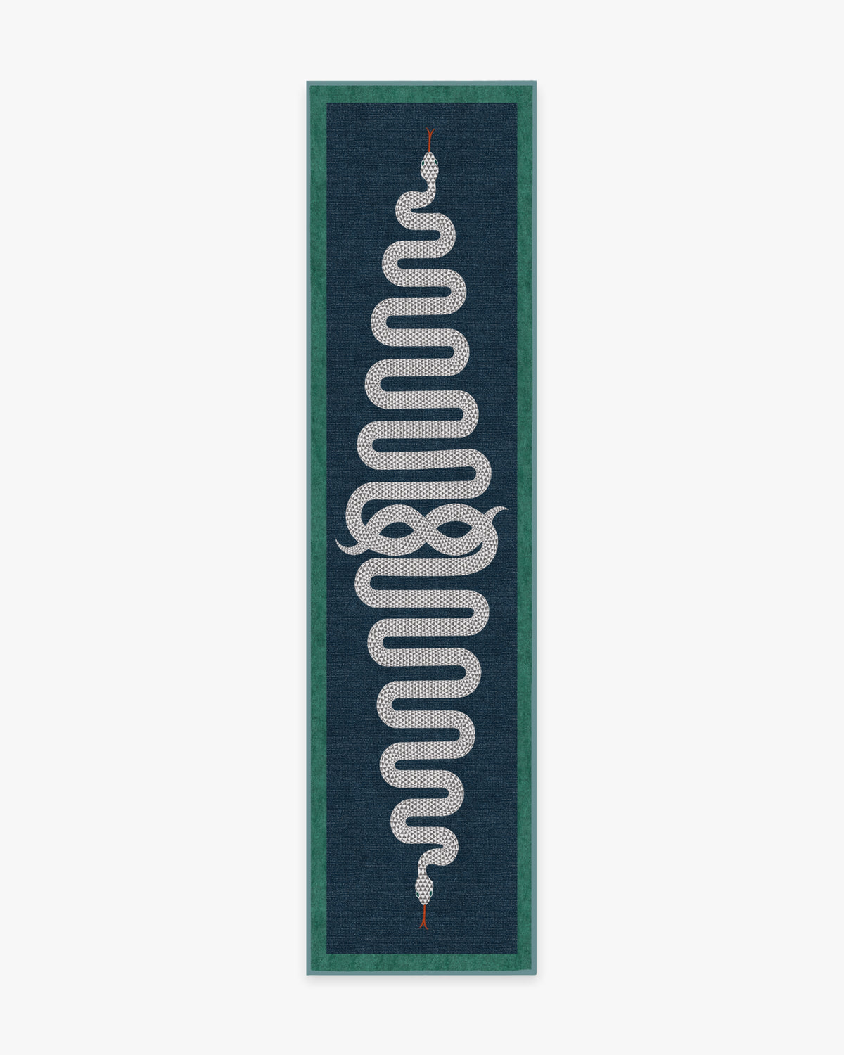 Venom Sapphire Flatwoven Rug by Jonathan Adler